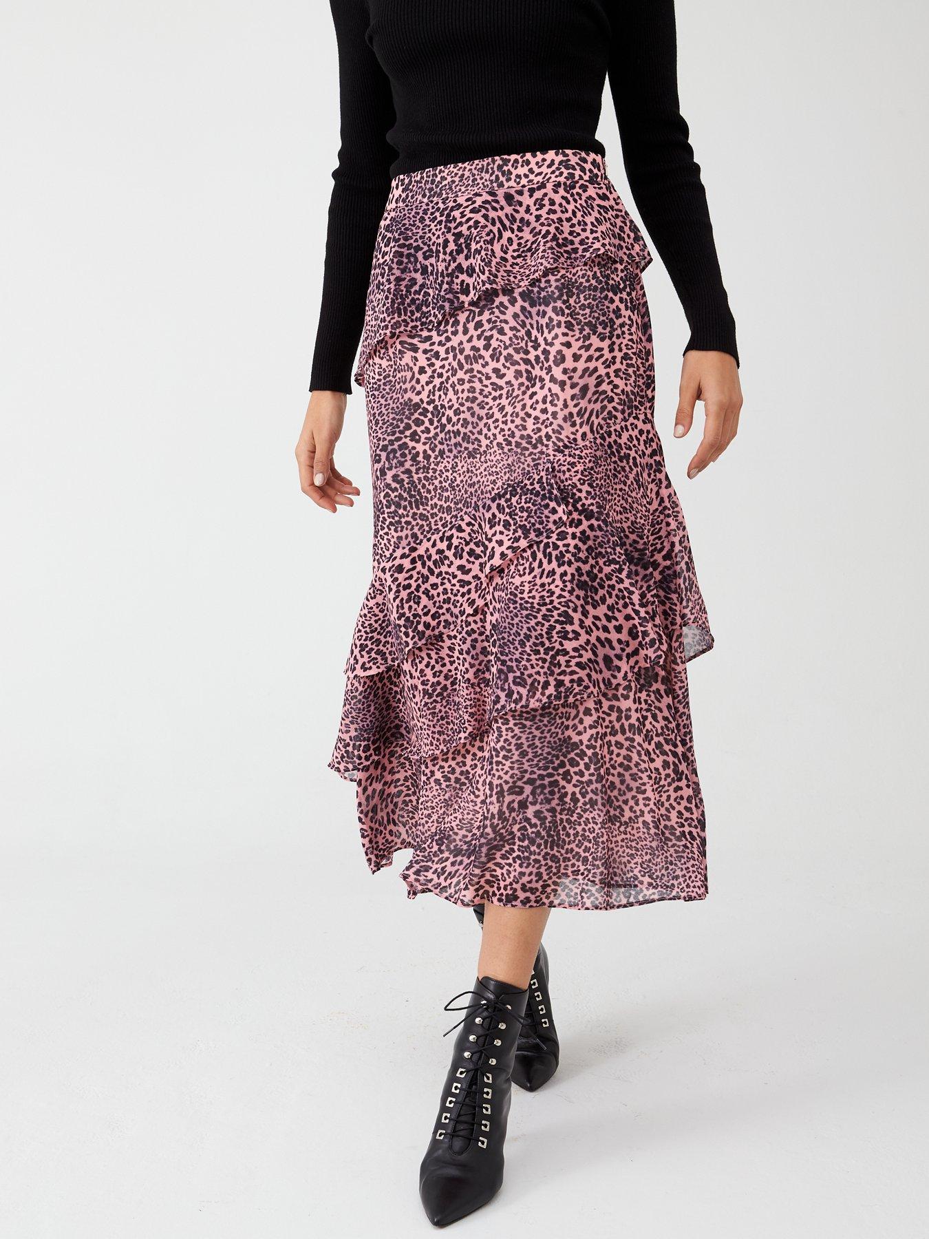 whistles jungle cat print dress