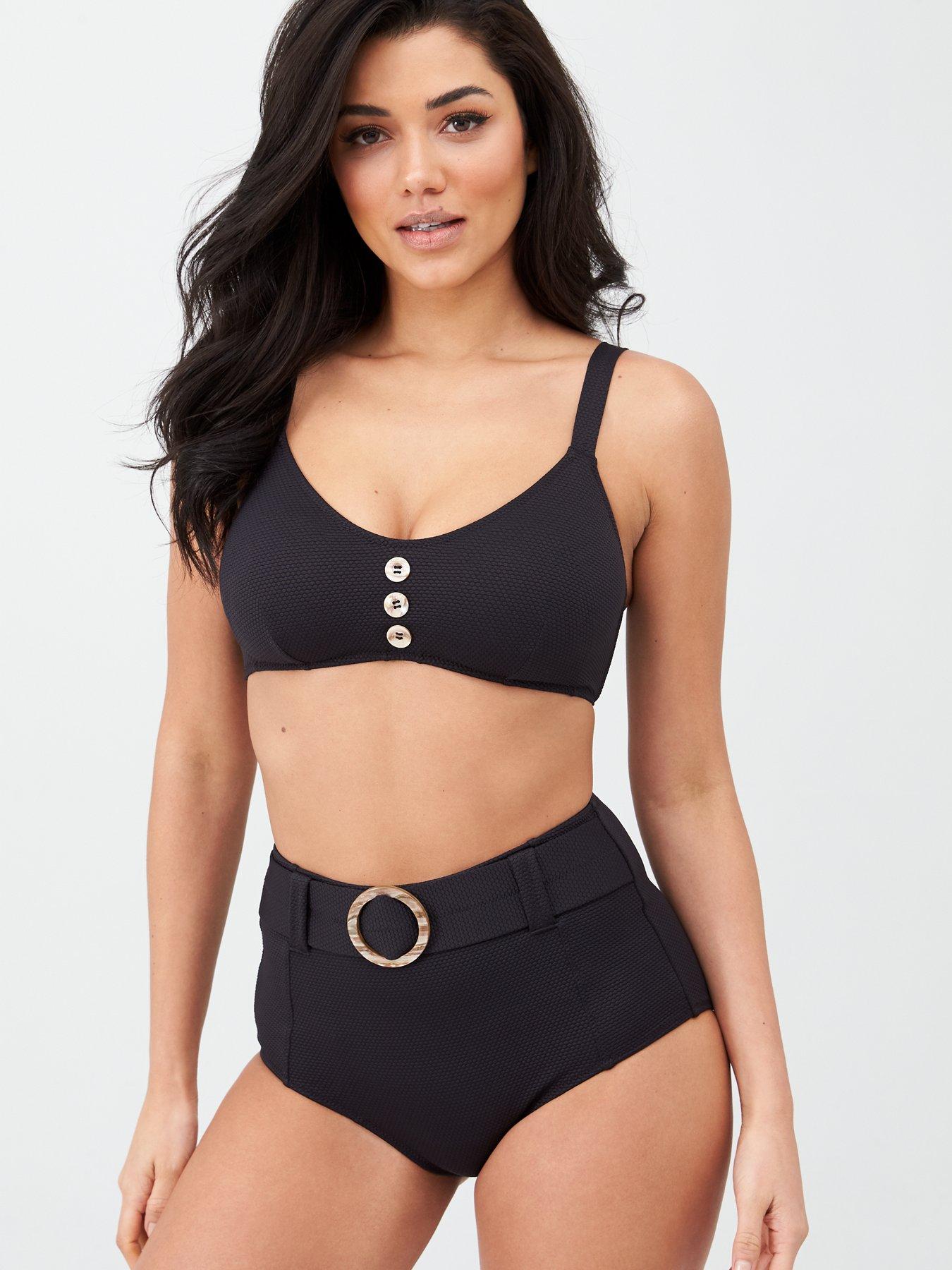 high waisted shapewear bikini