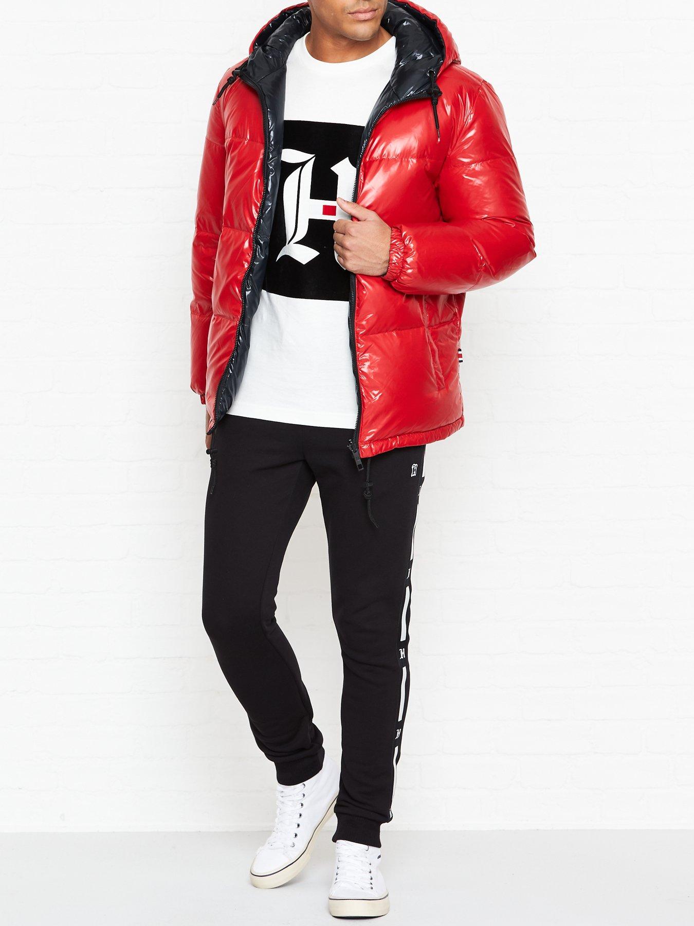 tommy jeans red reversible jacket