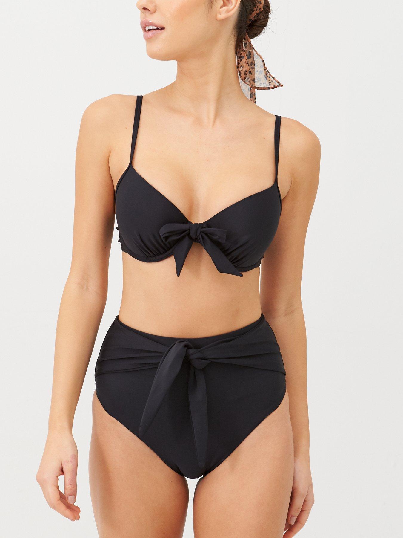 V By Very Mix &Amp; Match Underwired Tie Detail Bikini Top - review