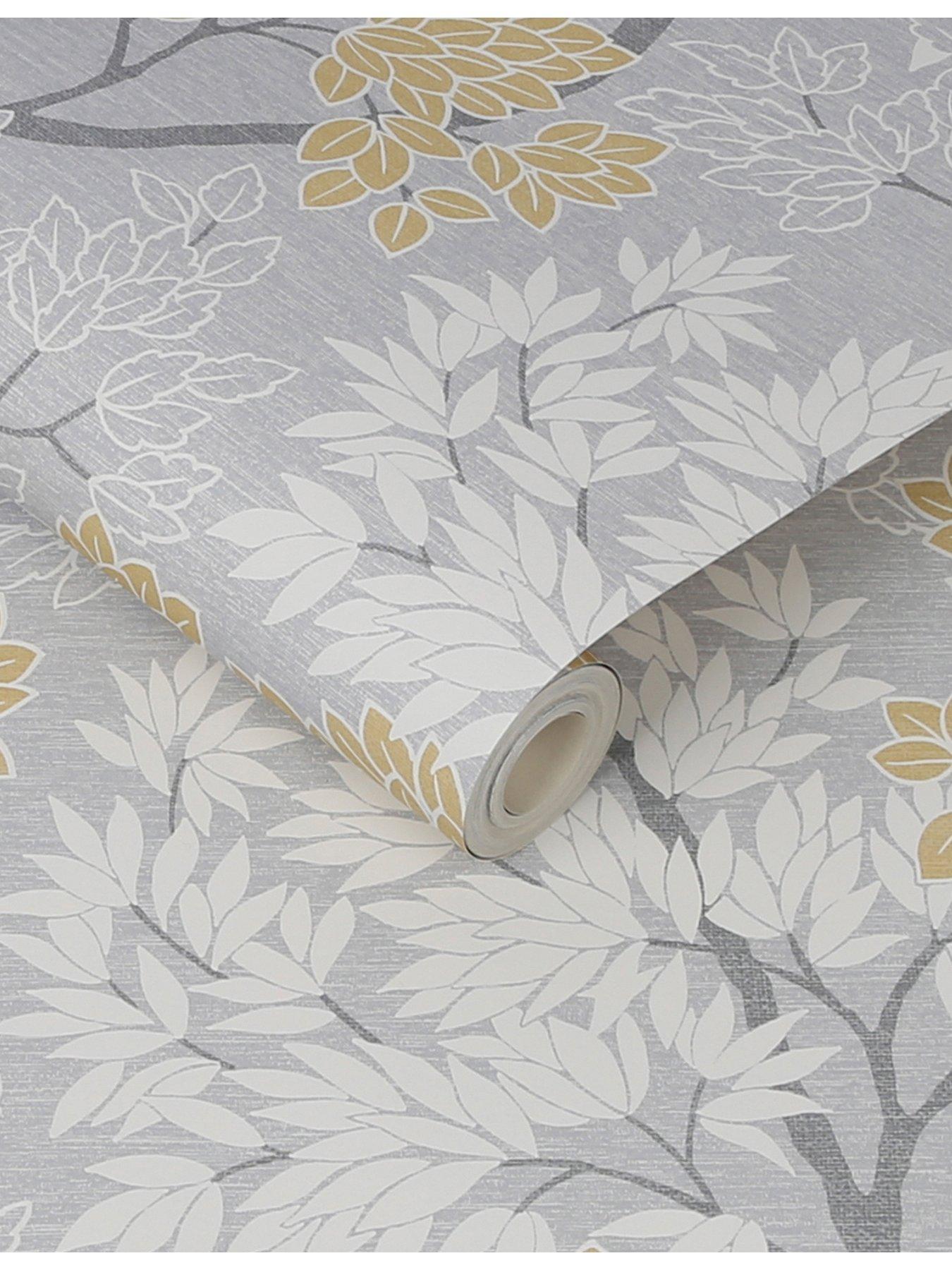 Product photograph of Fresco Lykke Tree Wallpaper from very.co.uk
