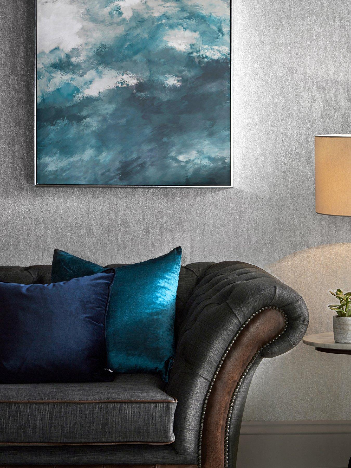 Product photograph of Superfresco Easy Molten Silver Wallpaper from very.co.uk