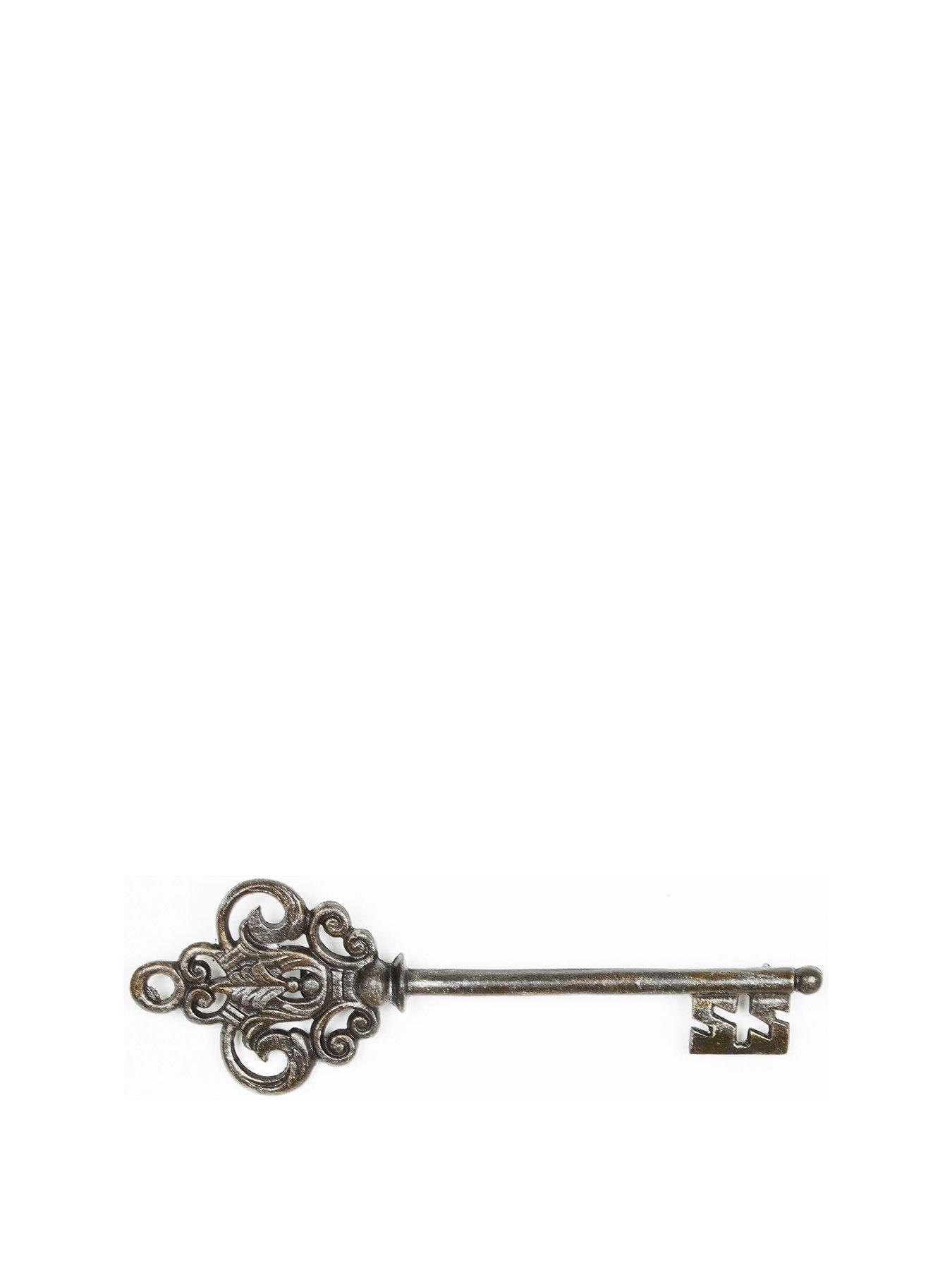 Product photograph of Art For The Home Castle Key Metal Wall Art from very.co.uk