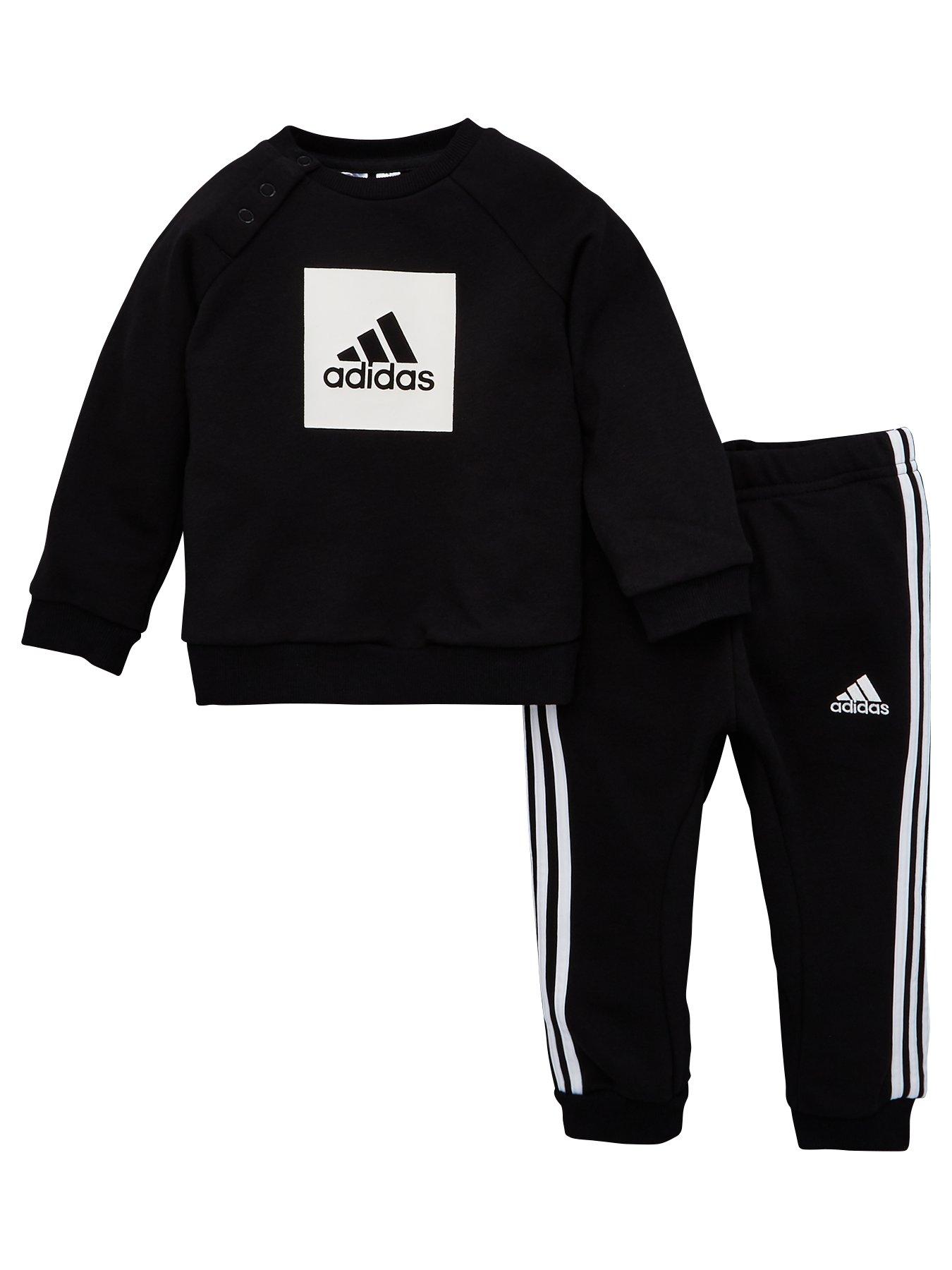 black adidas logo sweatshirt