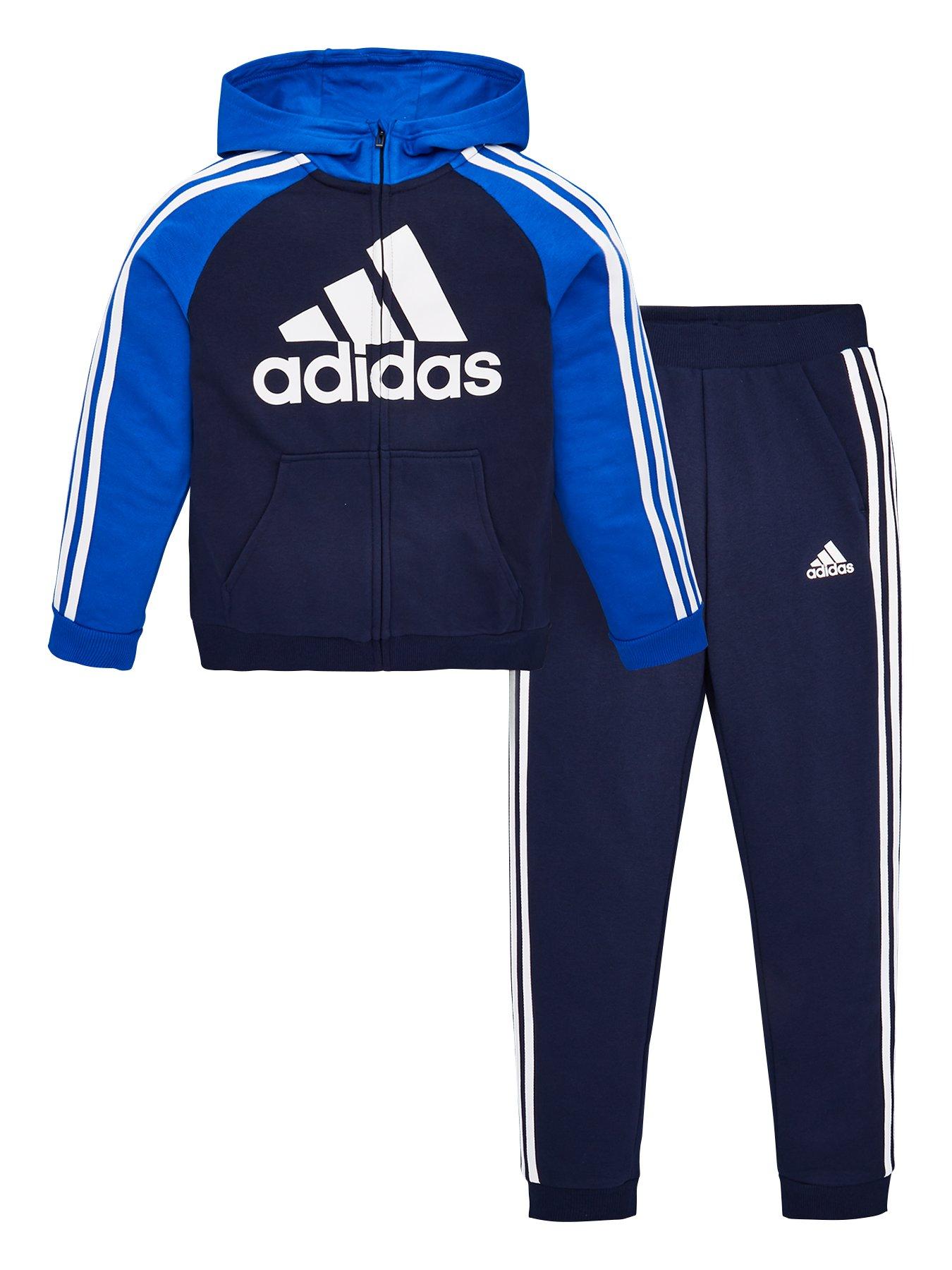 adidas hooded jogger tracksuit