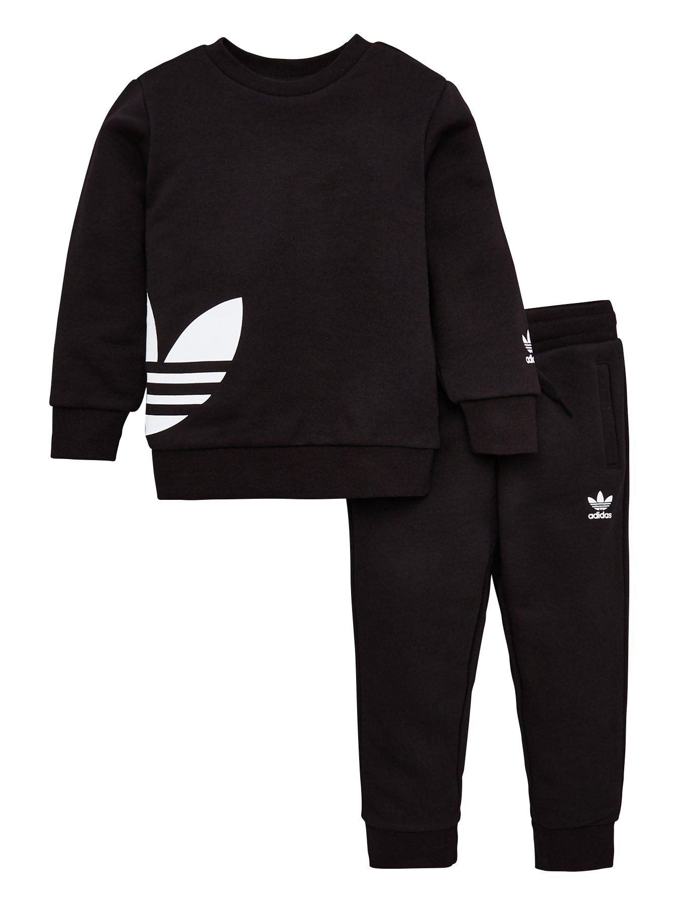 big boys adidas tracksuit