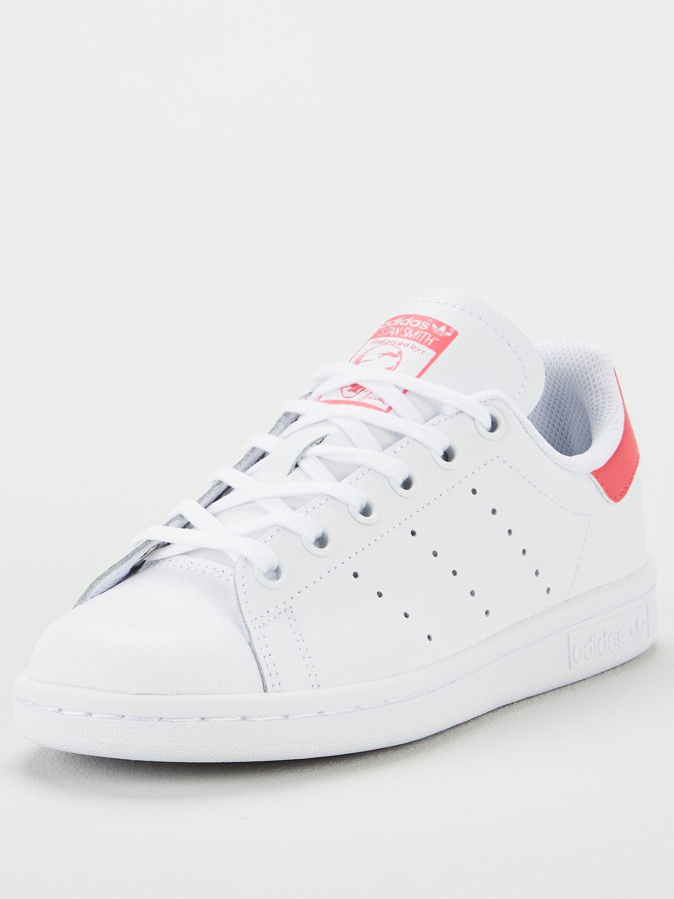 adidas originals stan smith ii trainers white pink