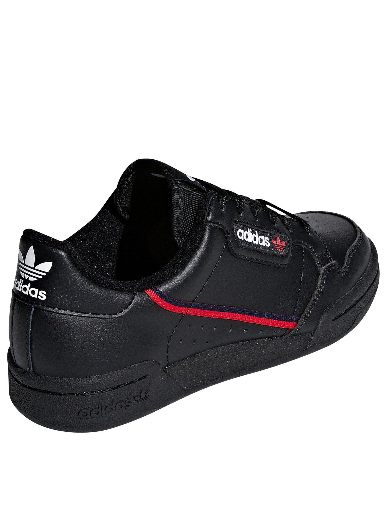 adidas continental 80 junior black