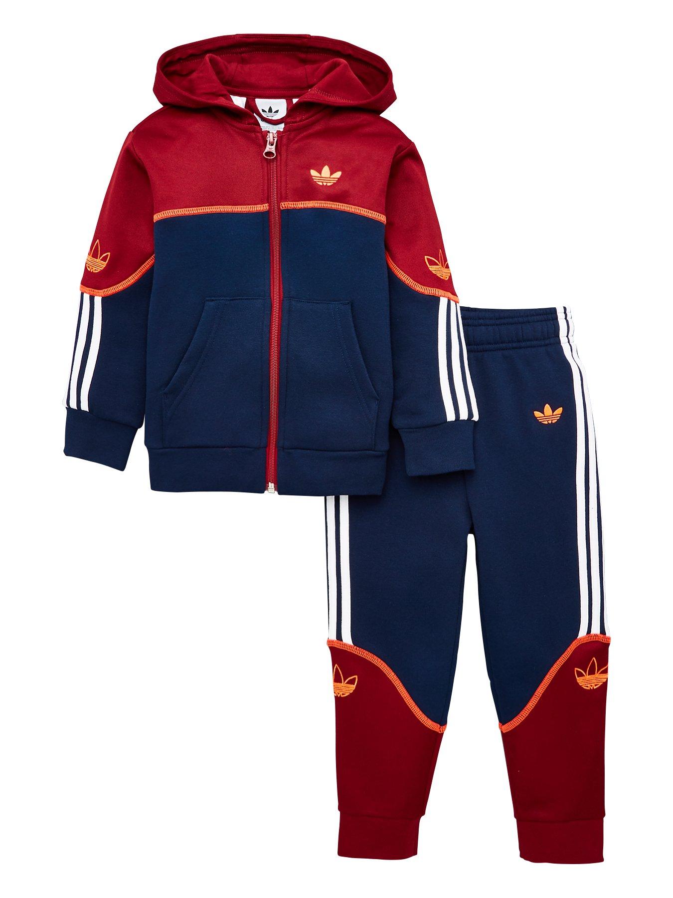 womens adidas burgundy tracksuit