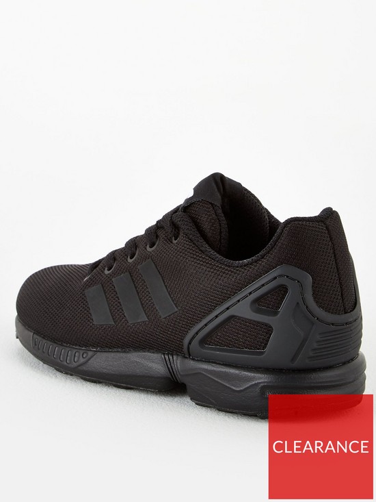 stillFront image of adidas-originals-zx-flux-junior-trainers-core-black