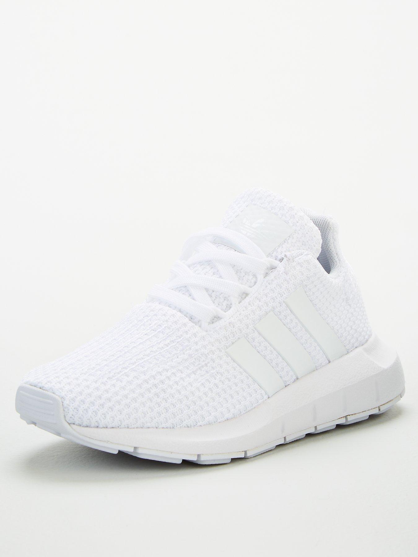 adidas white swift run trainers