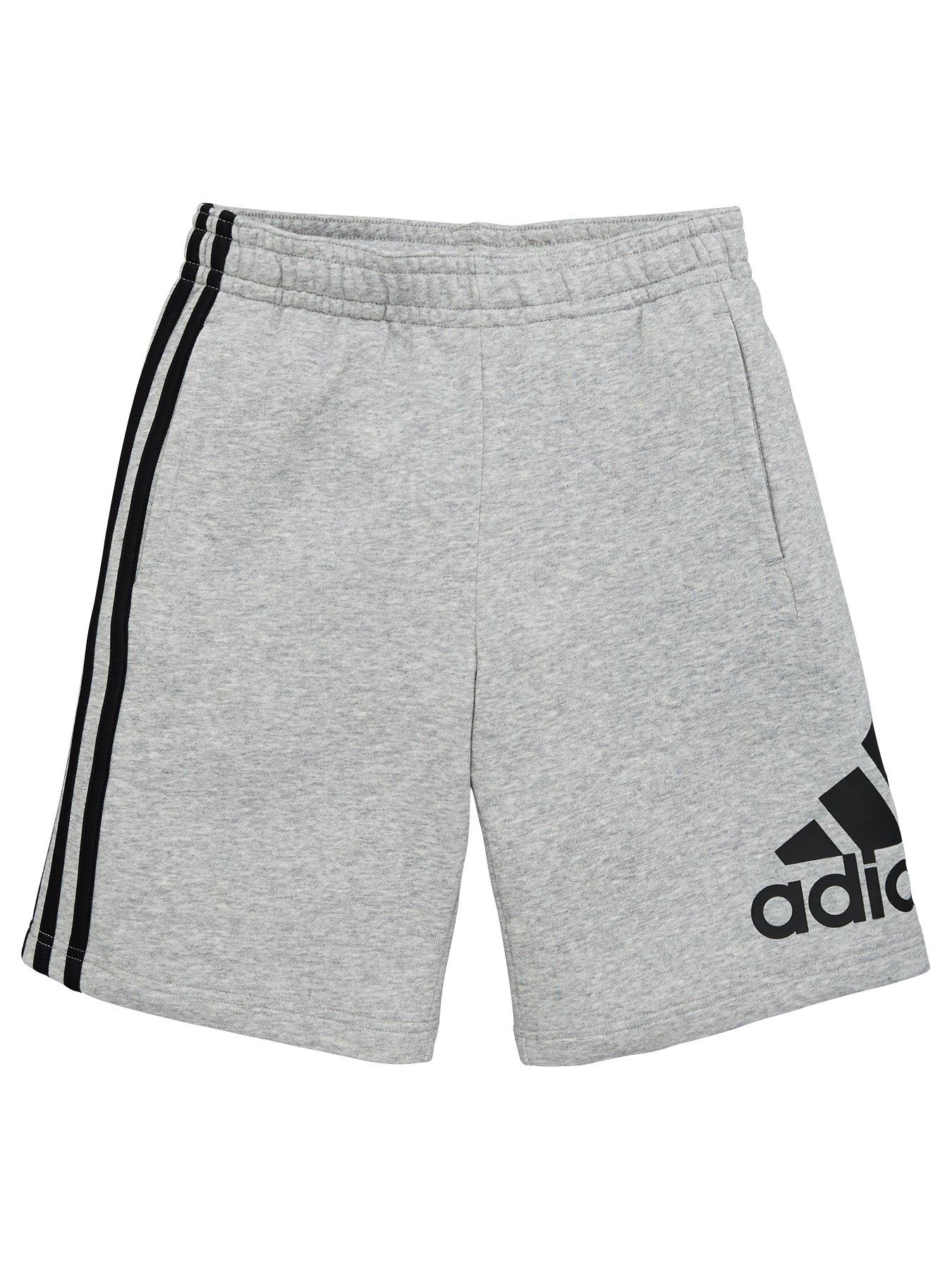 boys grey adidas shorts