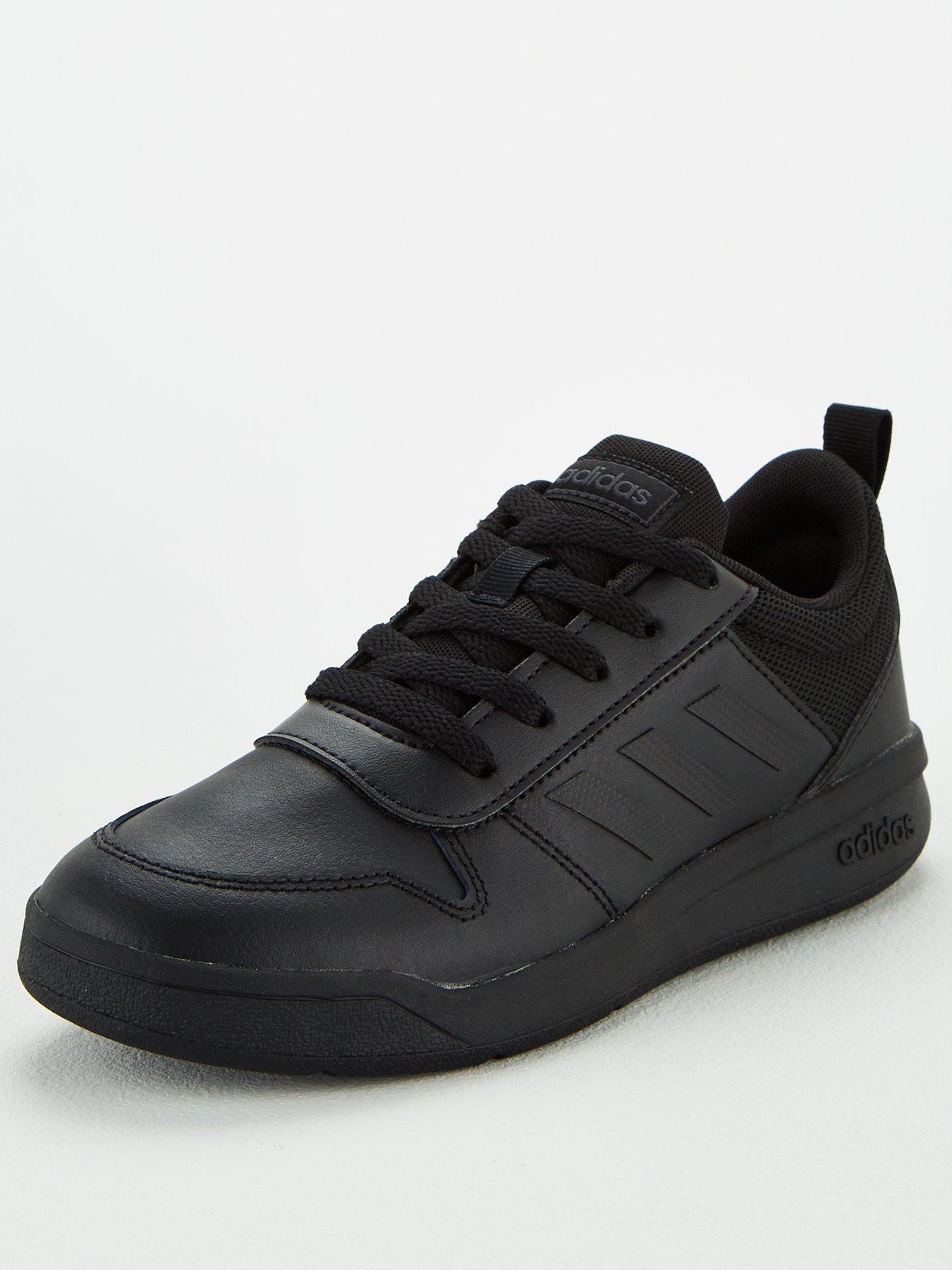 adidas junior black trainers