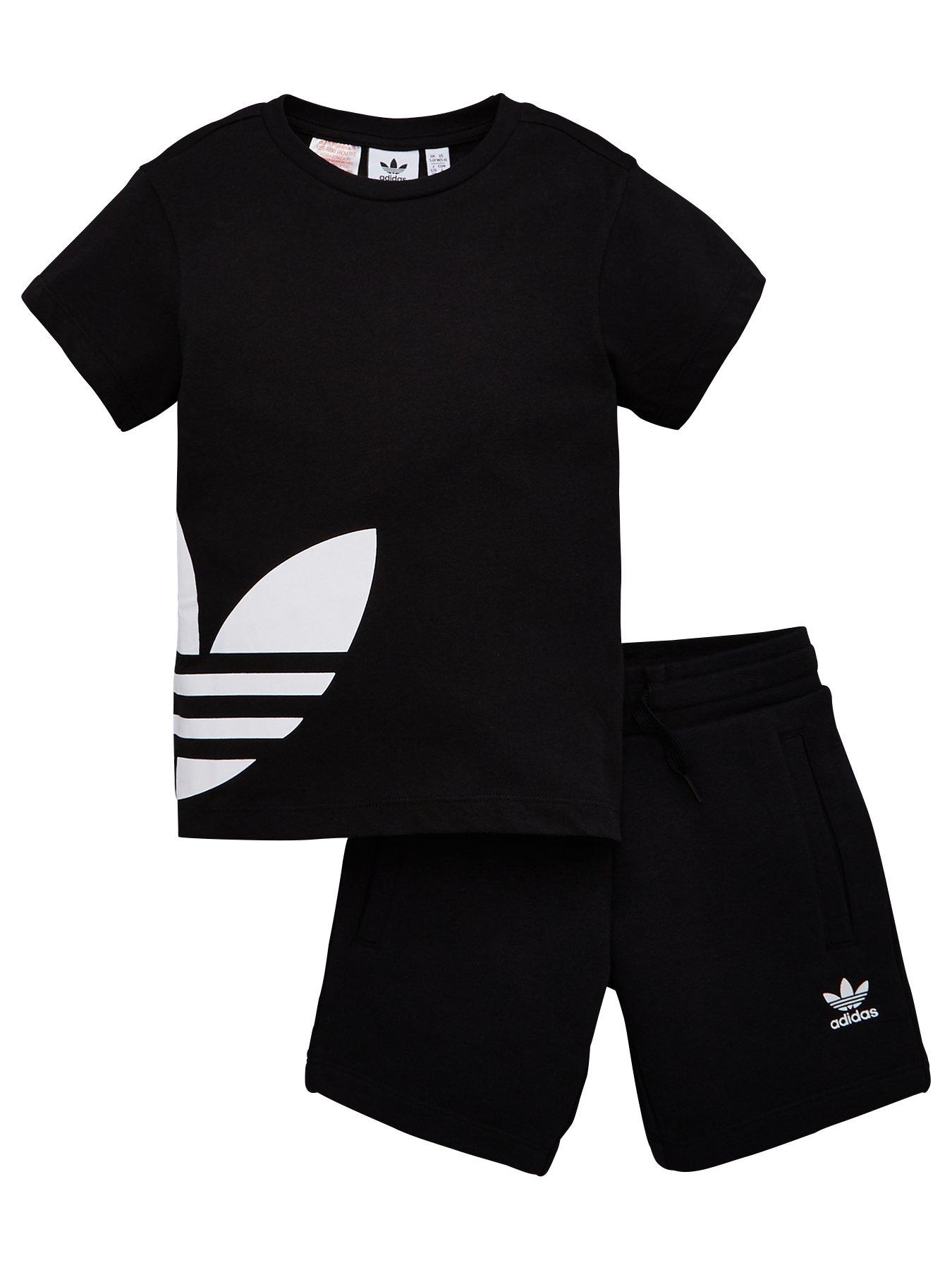 adidas shorts and t shirt set mens