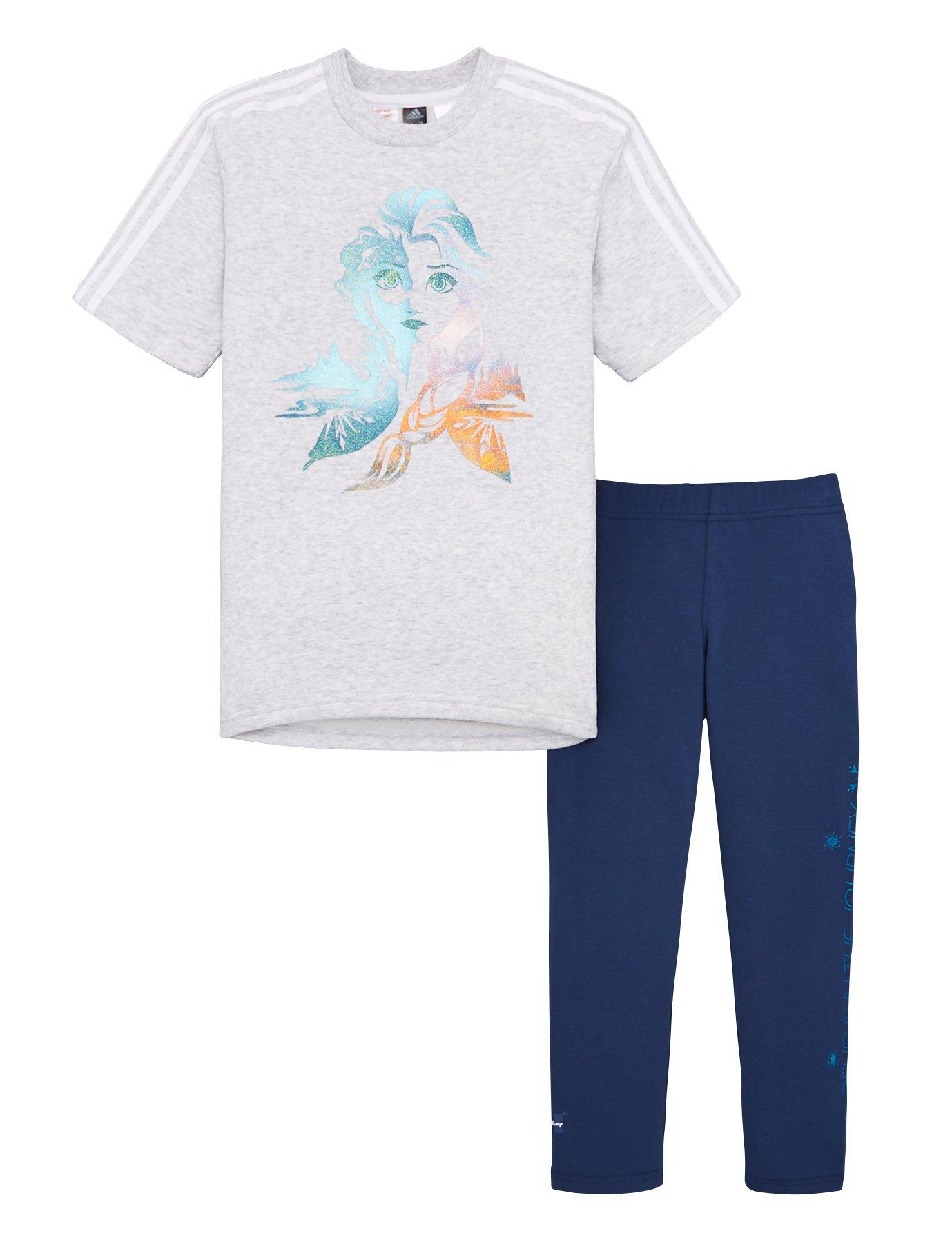 Adidas Young Girls Disney Frozen T-Shirt And Leggings Set review