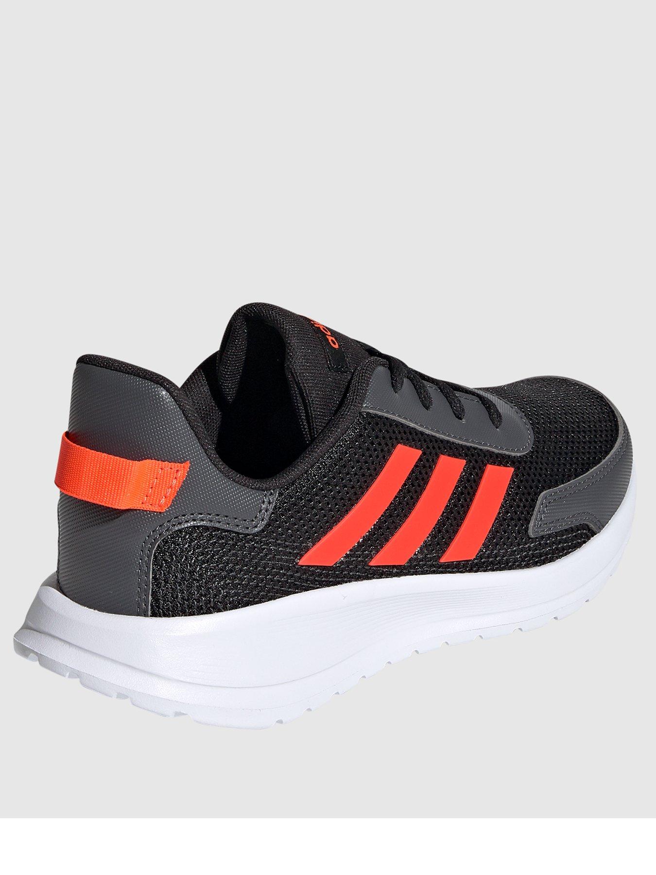 adidas black and orange trainers