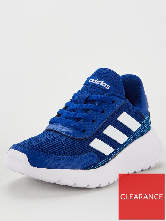 front image of adidas-tensaur-run-childrens-trainers-bluewhite