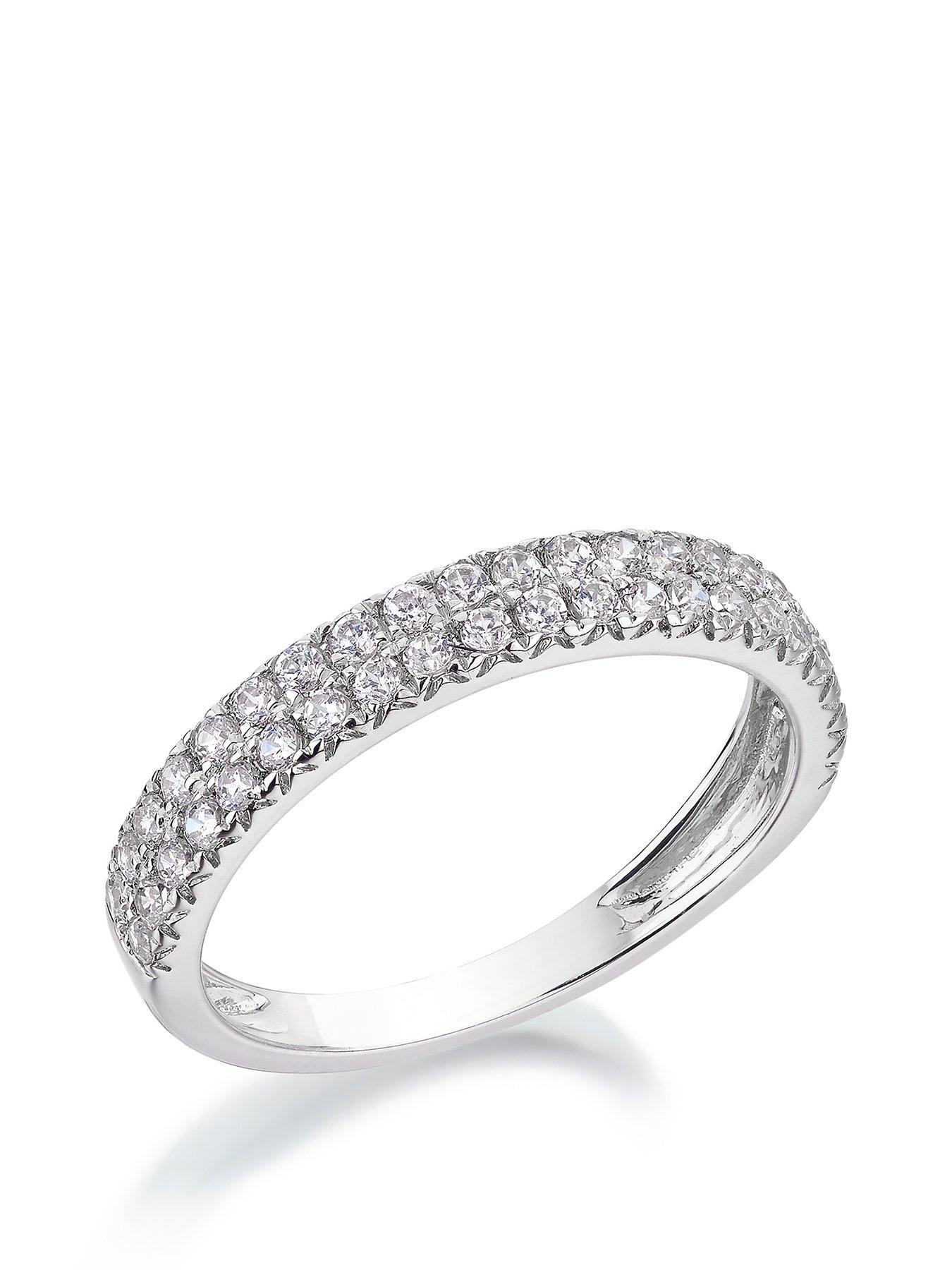 2 row deals diamond eternity ring