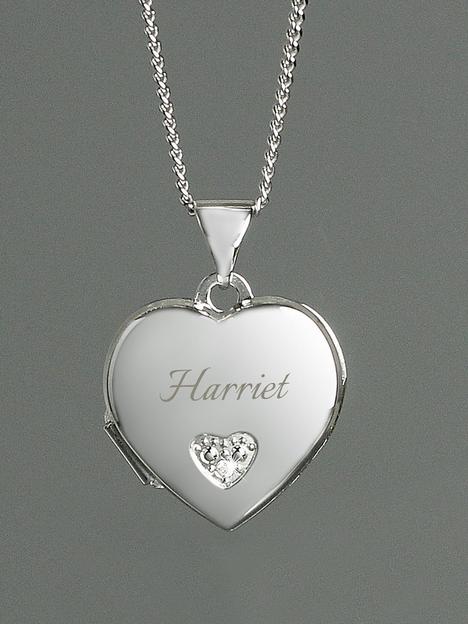 the-love-silver-collection-personalised-sterling-silver-and-cubic-zirconia-childrens-heart-locket-necklace