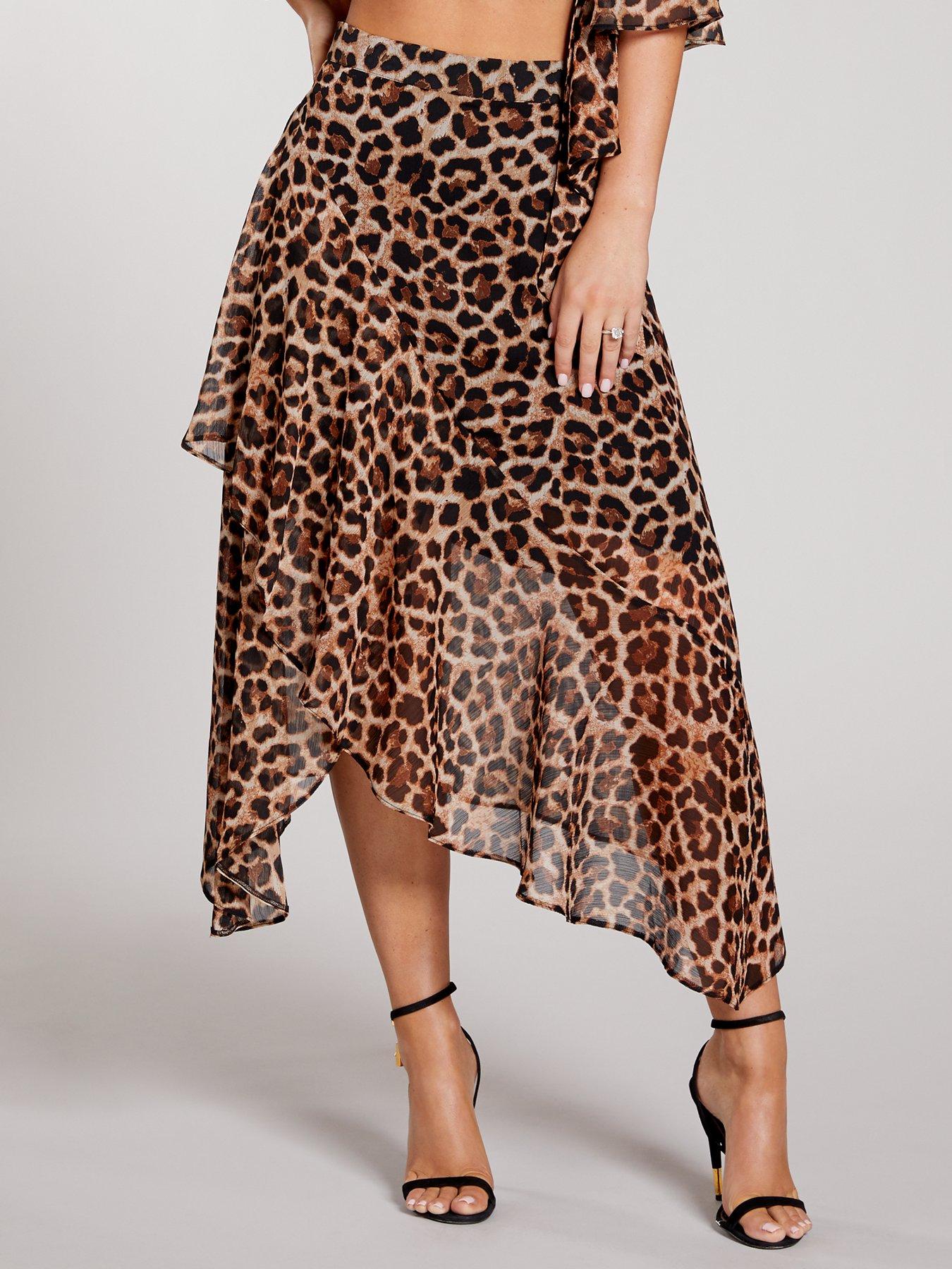 very leopard print skirt