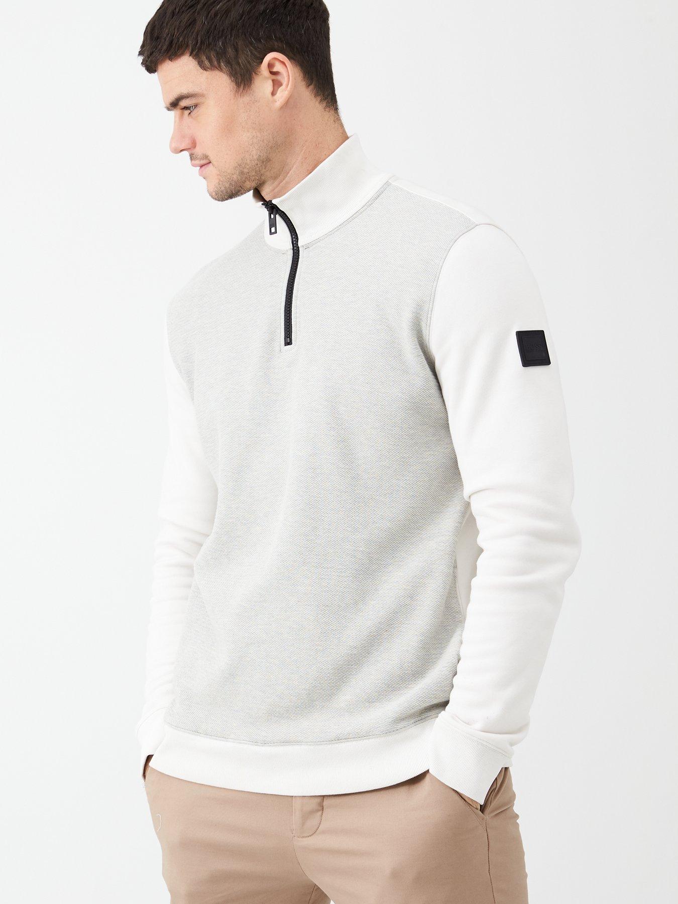 boss half zip sweatshirt