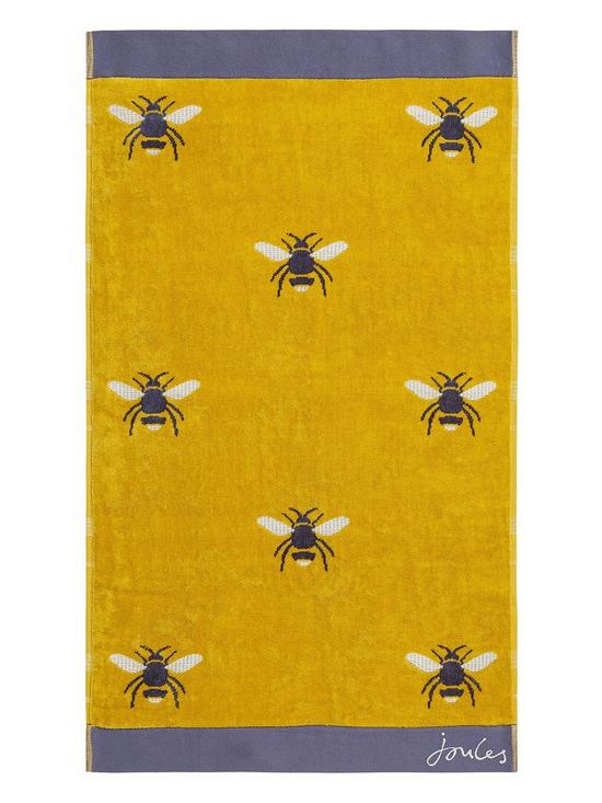 stillFront image of joules-botanical-bee-bath-towel