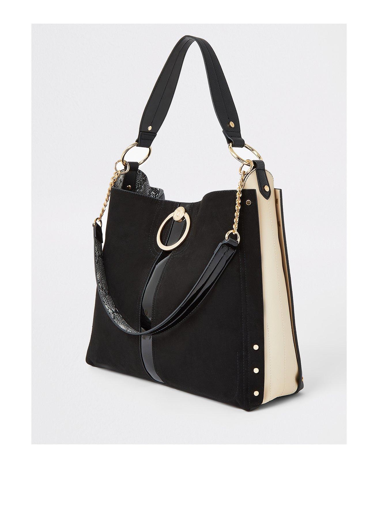 black slouch bag river island