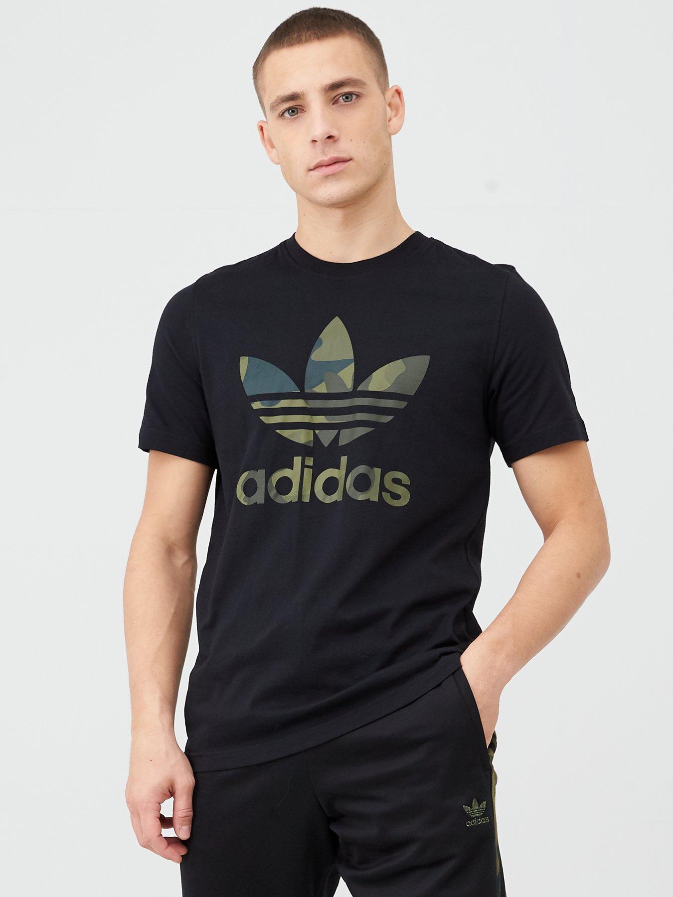 adidas camo logo t shirt