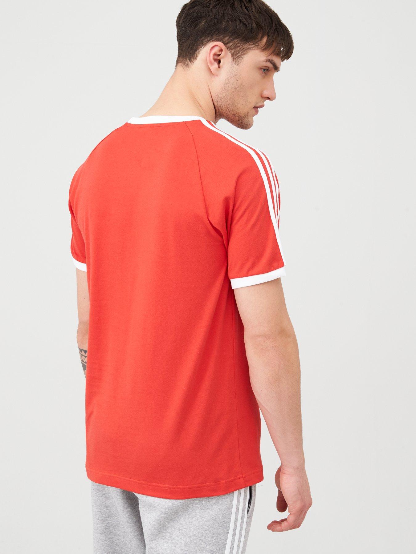 adidas originals california t shirt red