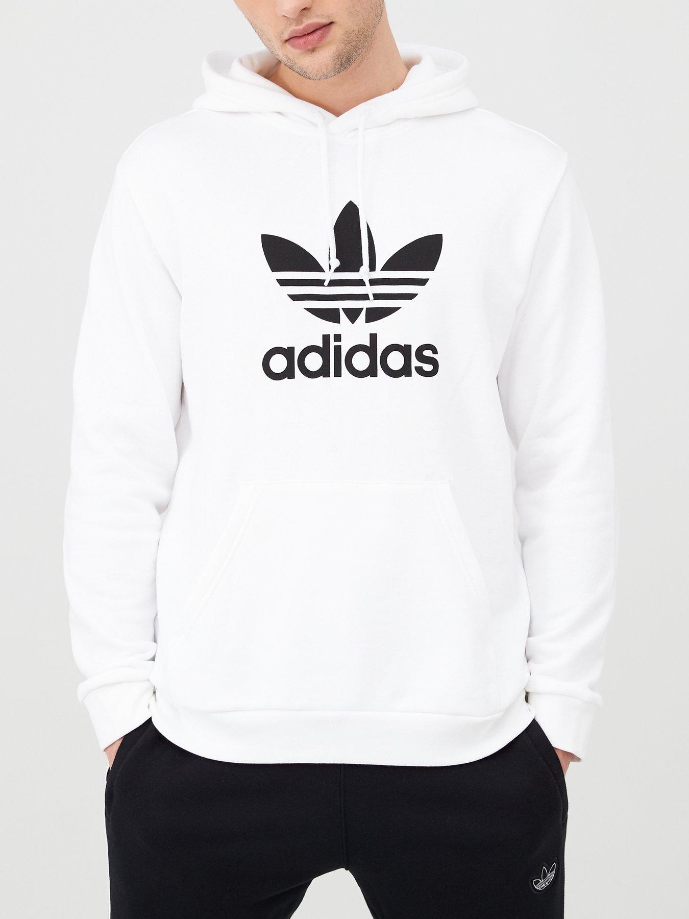 white adidas jumper