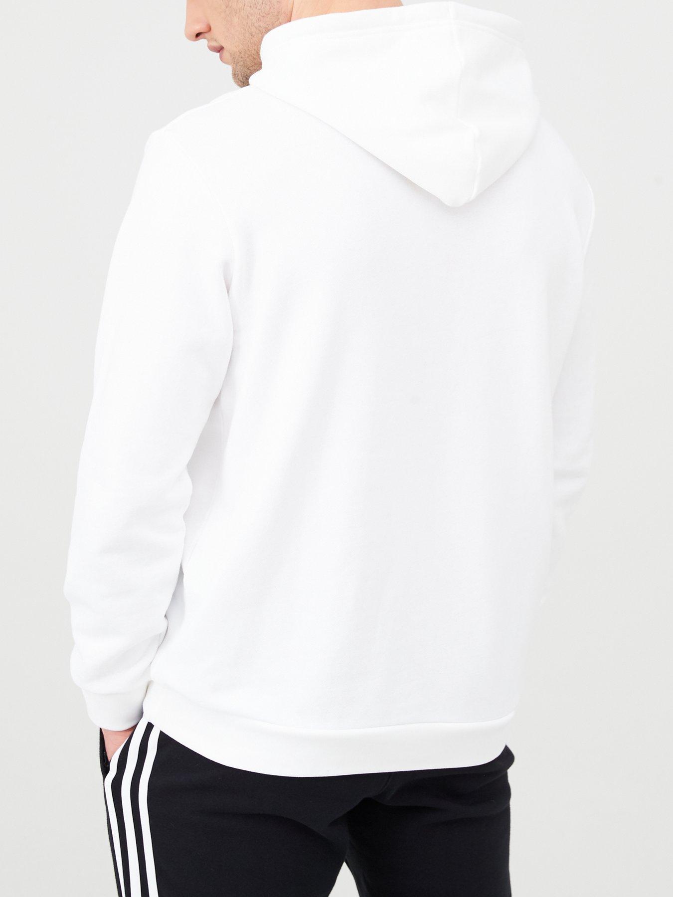 white overhead hoodie