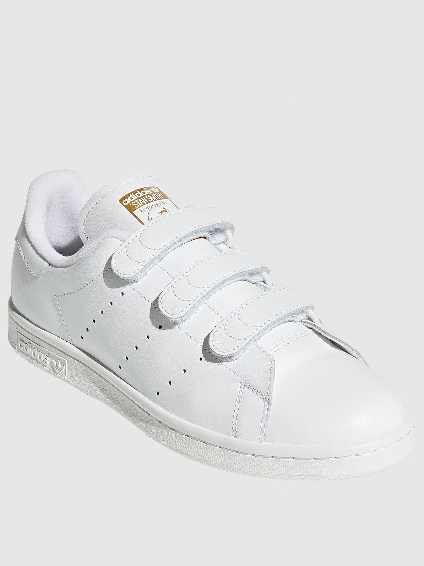 stan smith velcro all white