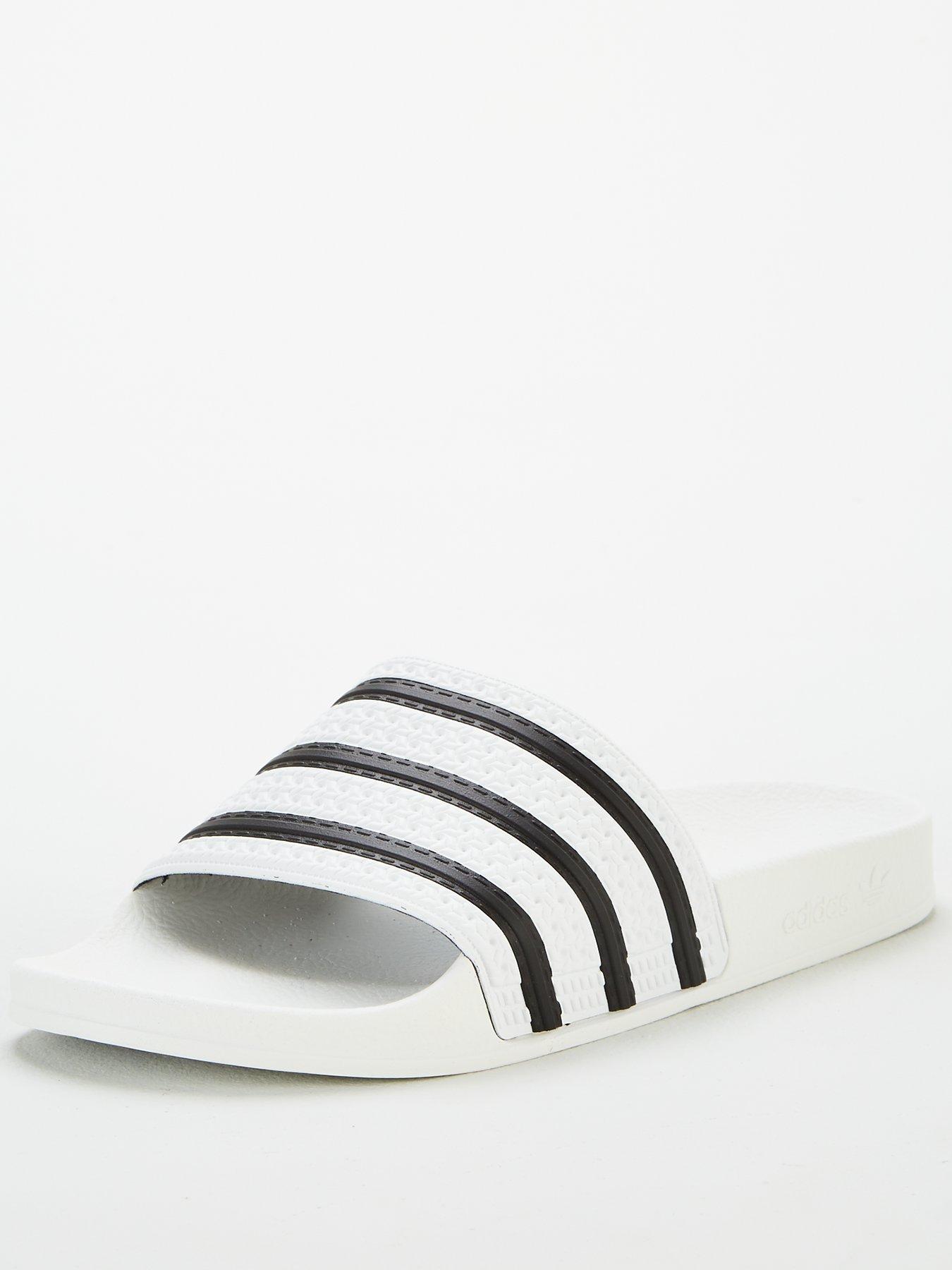 adidas Originals Men's Originals Adilette - WHITE | very.co.uk