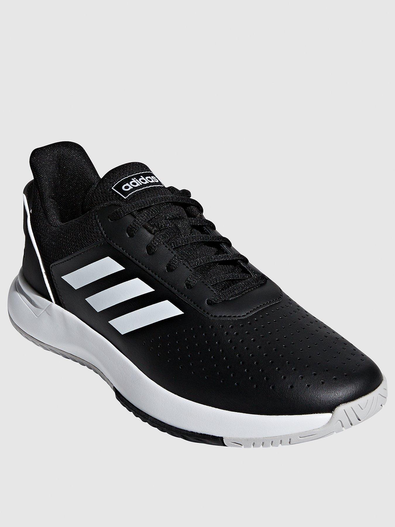 navy adidas trainers mens