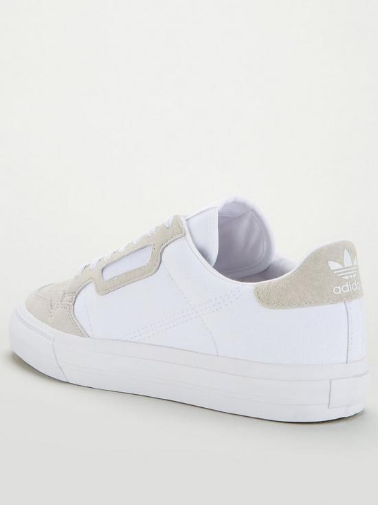 stillFront image of adidas-originals-continental-vulc-canvas-white