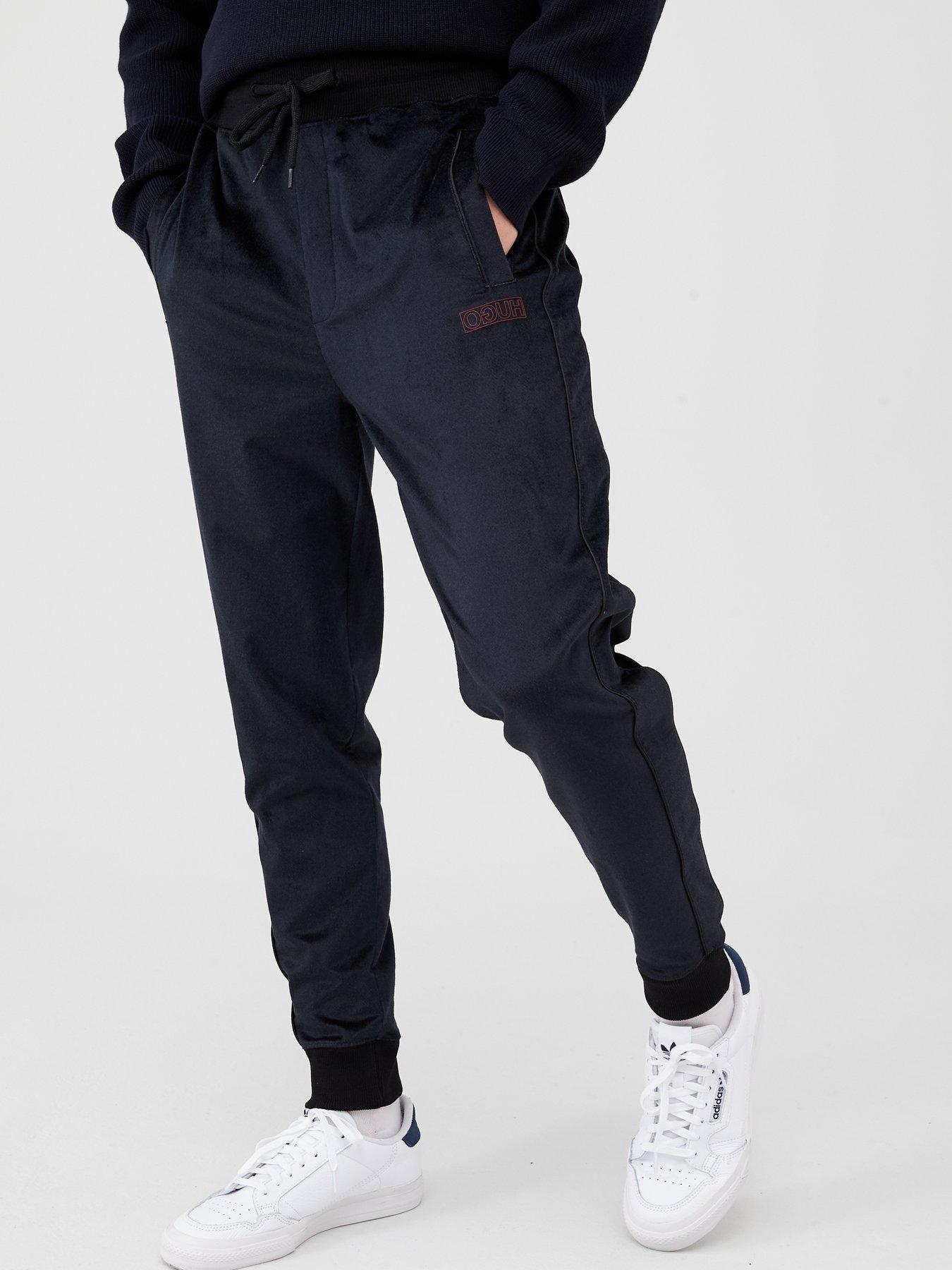 hugo boss velour joggers