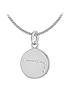 the-love-silver-collection-sterling-silver-cubic-zirconia-constellations-disc-pendant-necklacefront