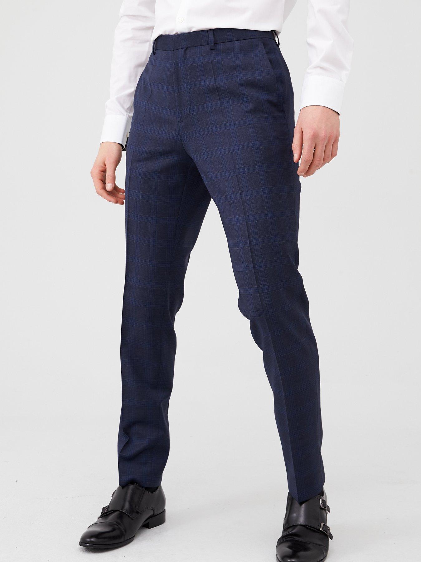 Hugo Hets Check Slim Fit Suit Trousers review