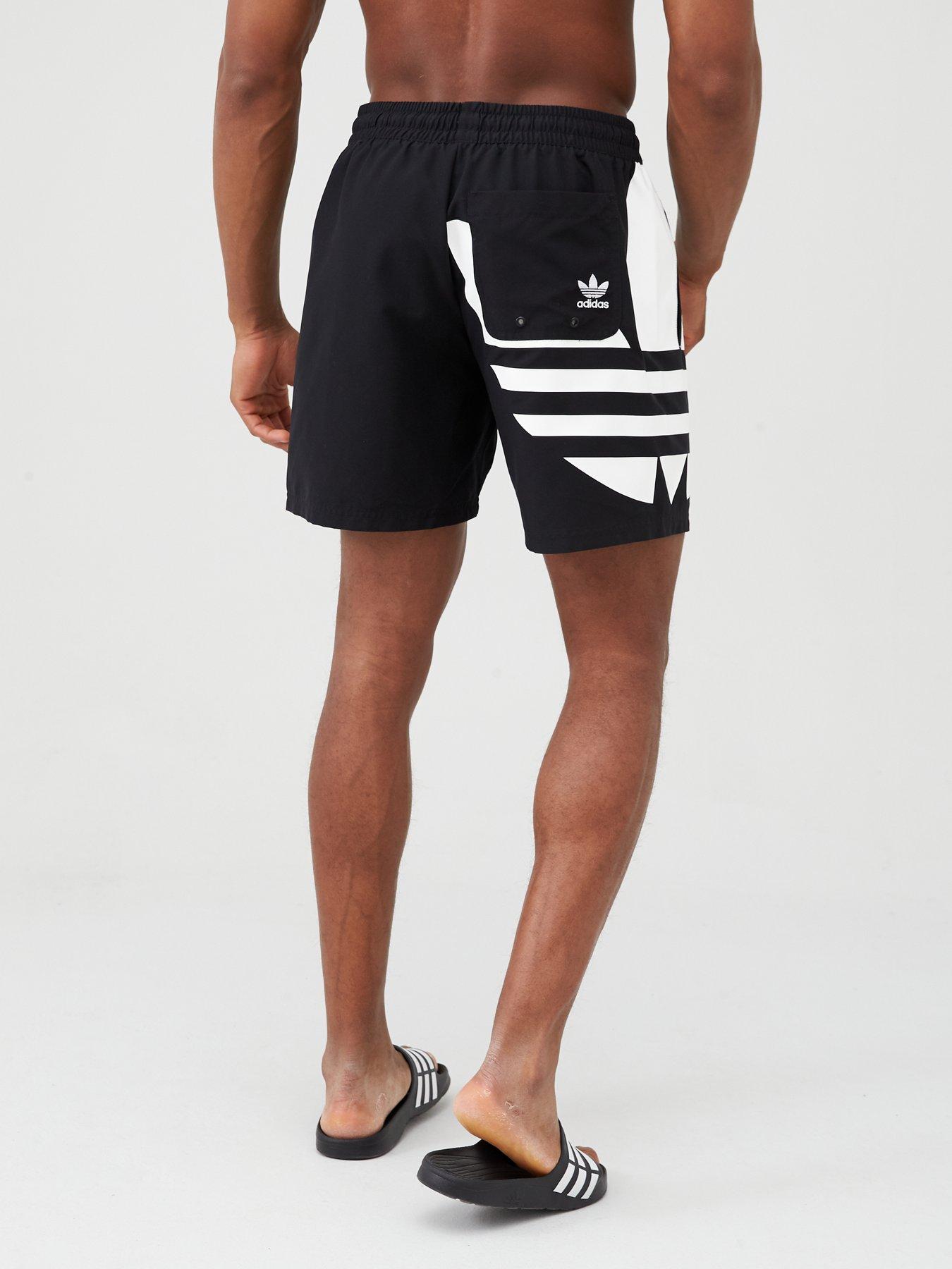 adidas trefoil swim shorts