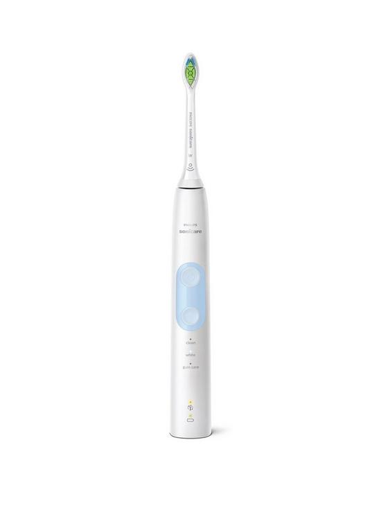 stillFront image of philips-sonicare-protectiveclean-5100-electric-toothbrush-white-hx685929