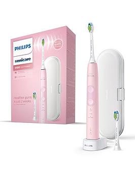 Philips Sonicare Protectiveclean 5100 Electric Toothbrush, Pink, Hx6856/29