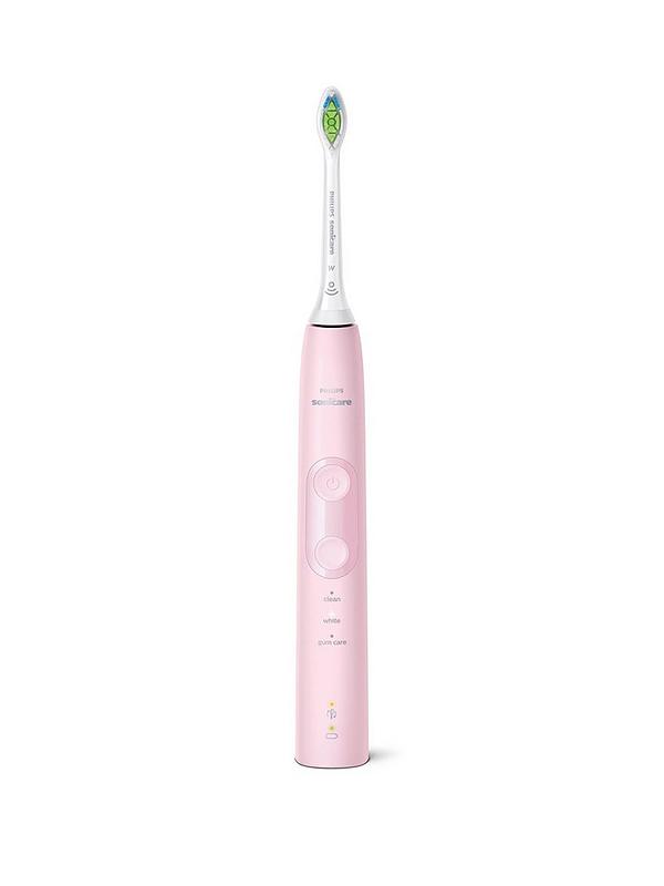 Image 2 of 5 of Philips Sonicare ProtectiveClean 5100 Electric Toothbrush, Pink, HX6856/29