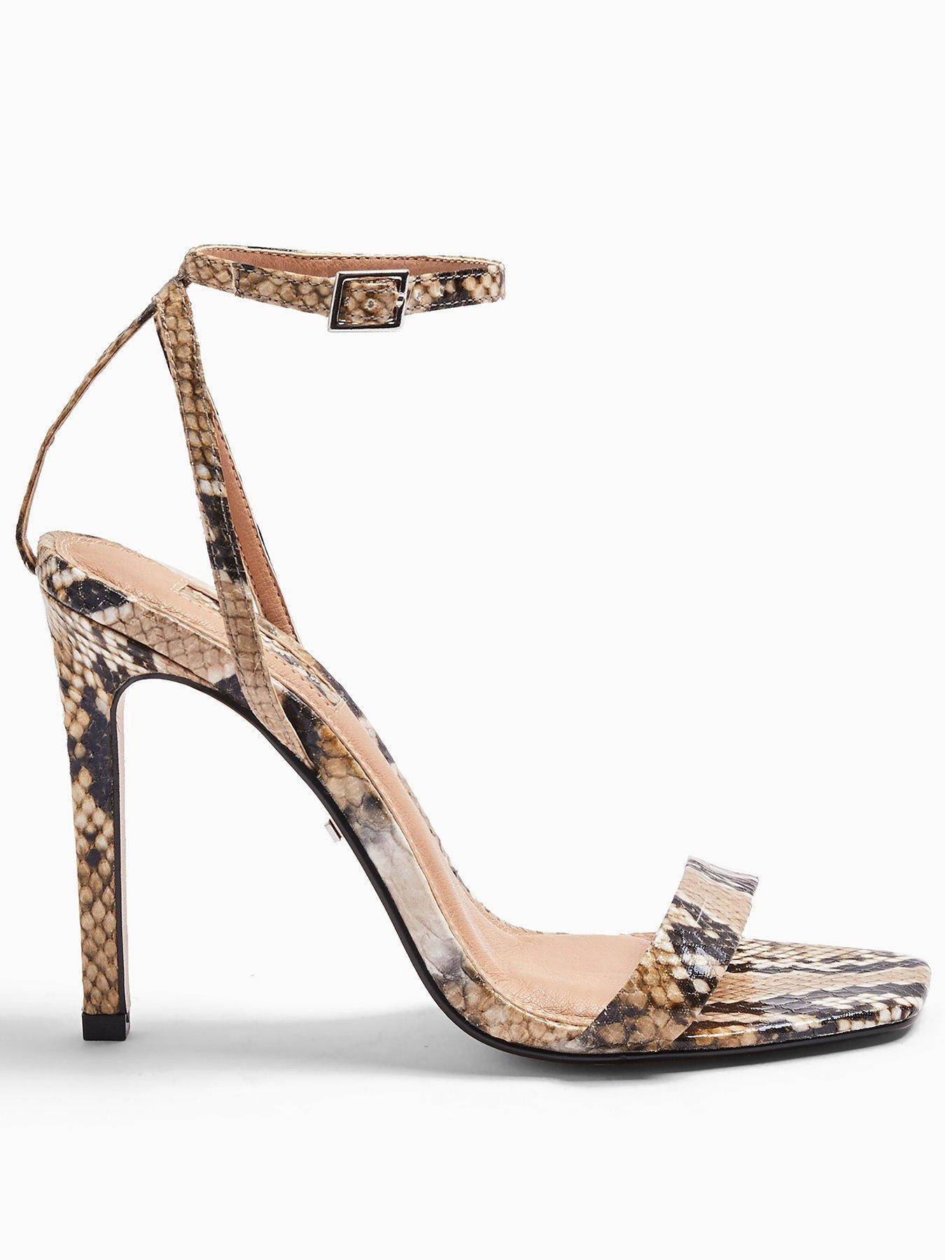 topshop snakeskin sandals