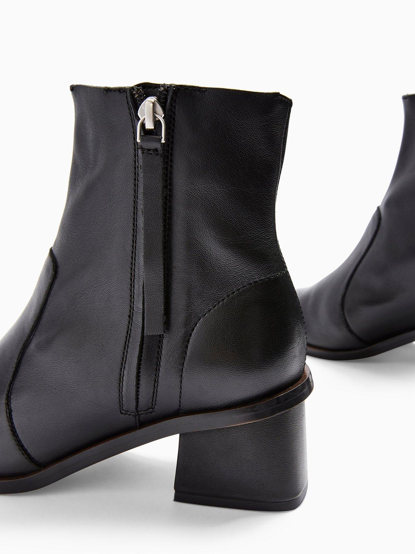 topshop black chelsea boots