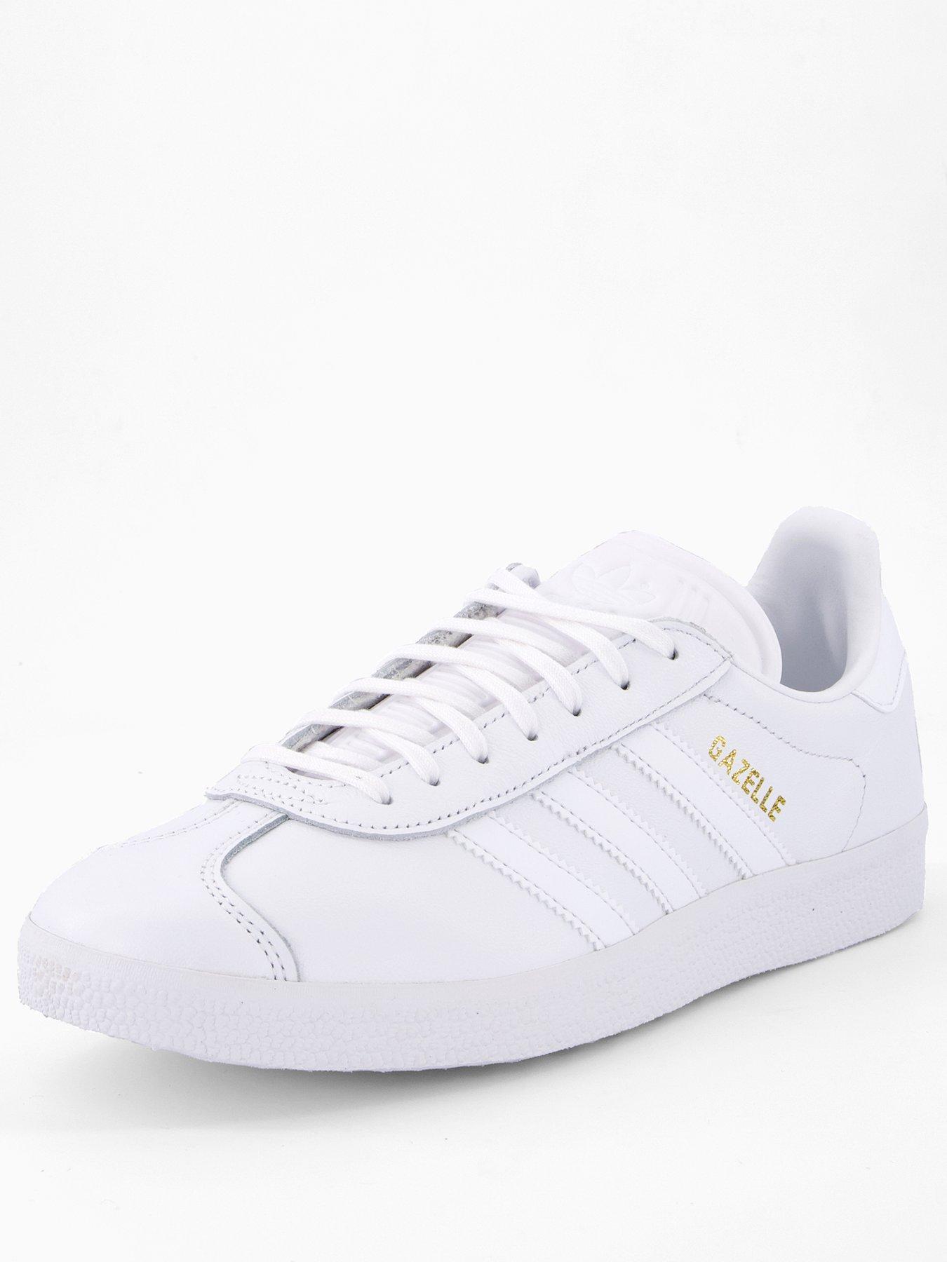 Image 2 of 7 of adidas Originals Gazelle - White/Gold