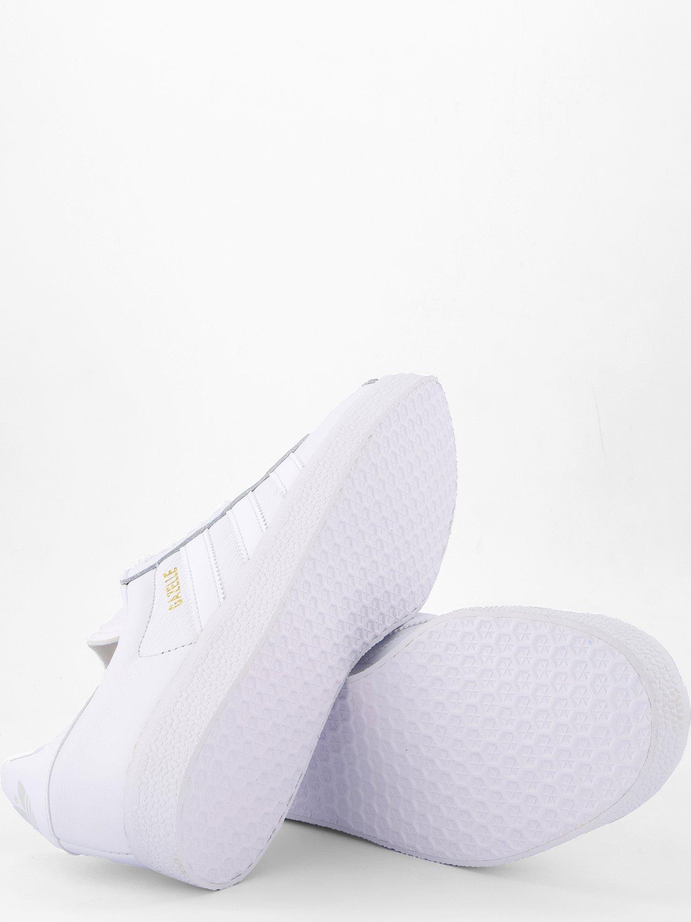 Image 5 of 7 of adidas Originals Gazelle - White/Gold