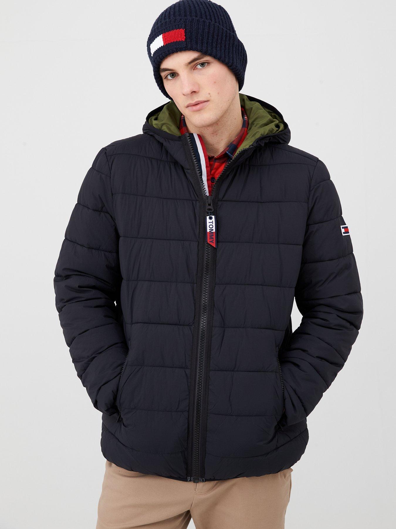 tommy essential hooded jacket