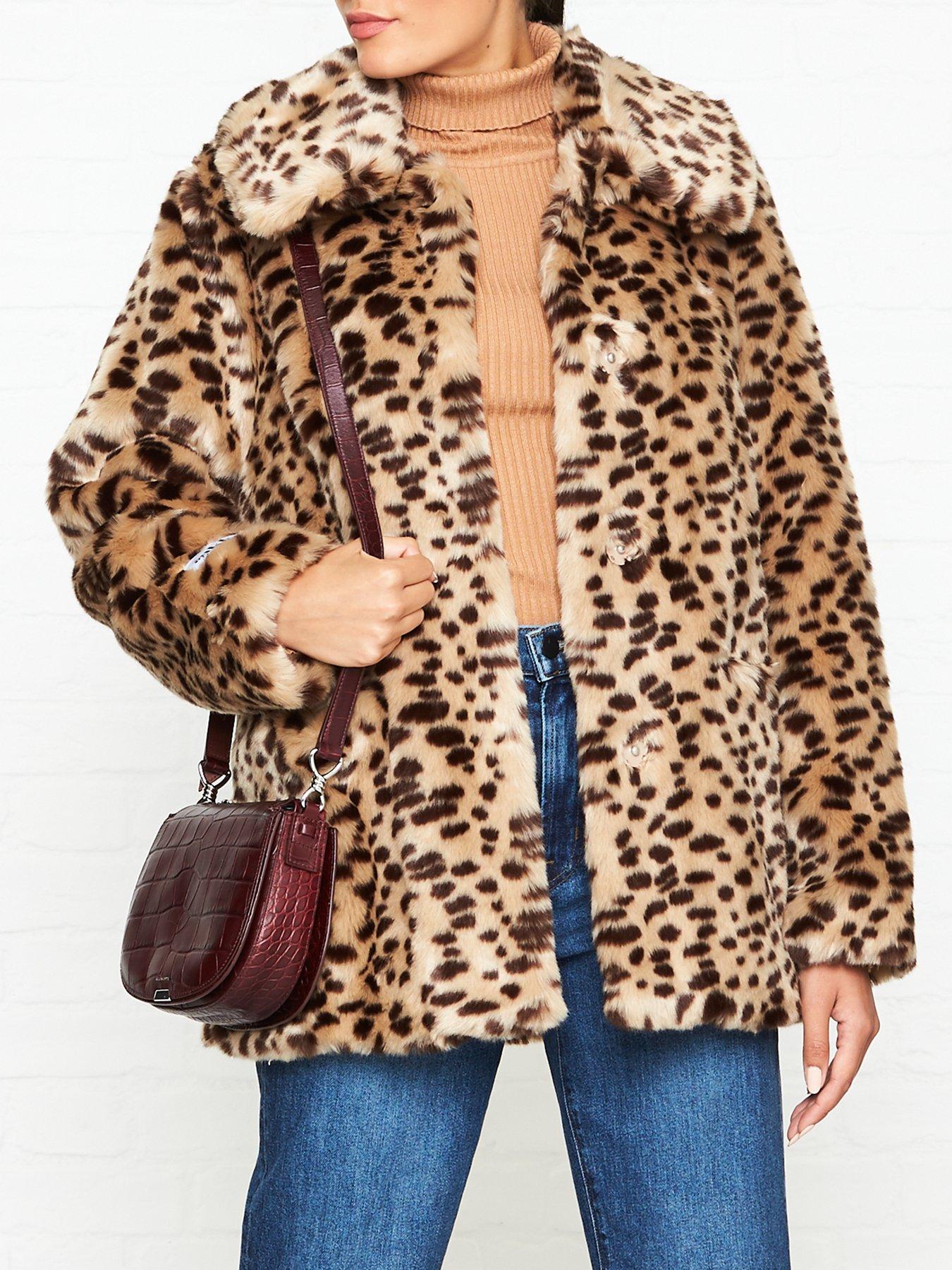 cheetah fur jacket