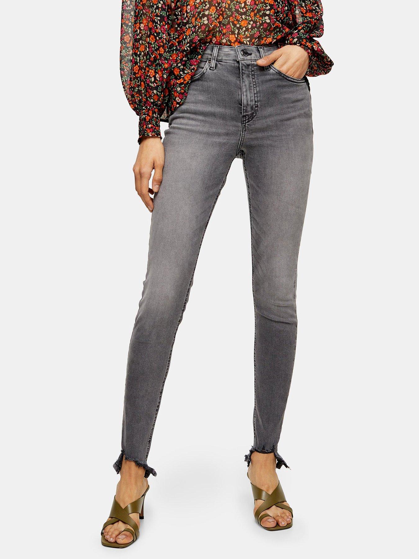 Topshop Tall Jagged Hem Jamie High Waist Skinny Jeans review