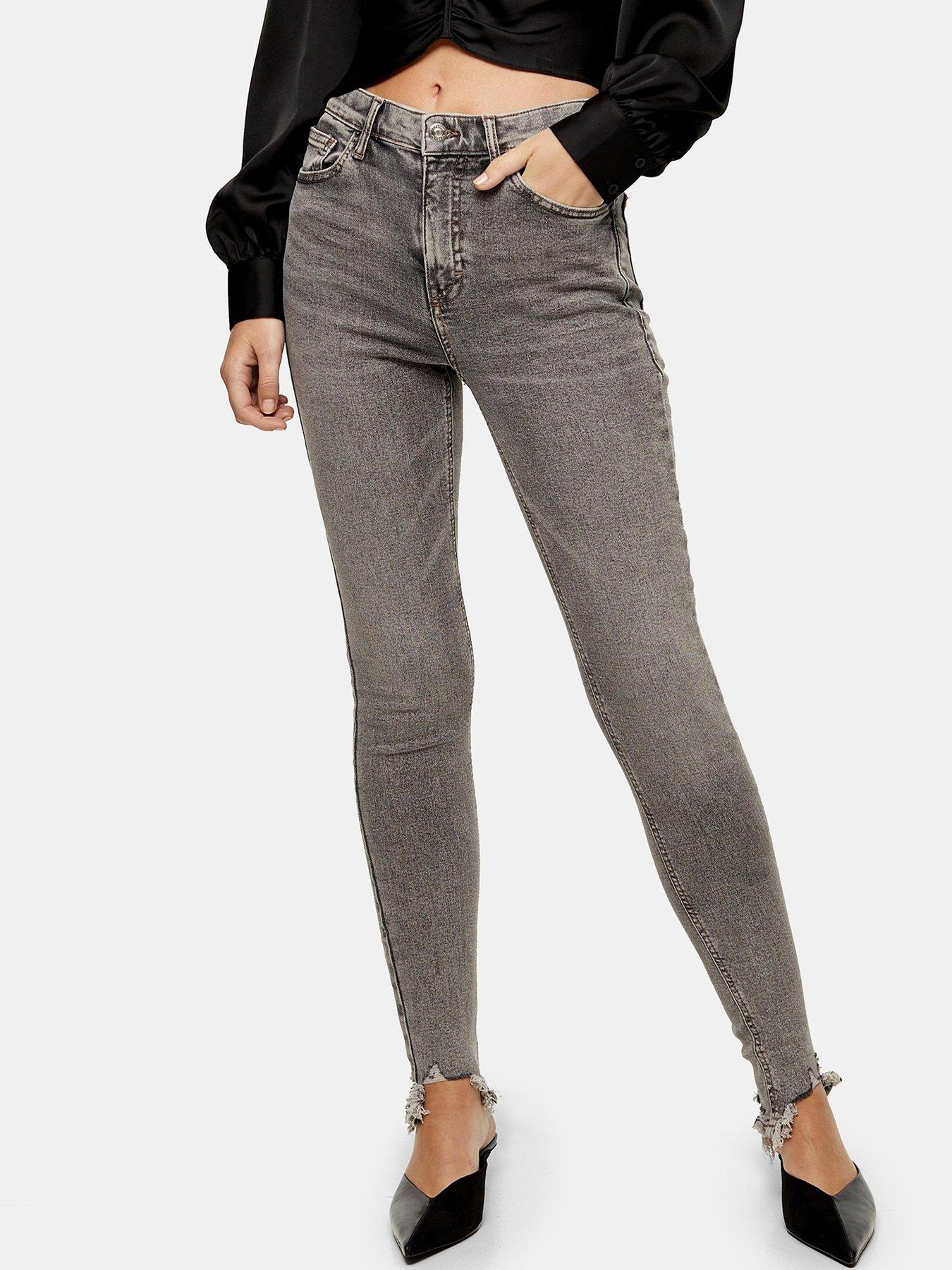 frayed hem jeans topshop